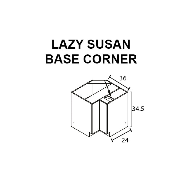 Lazy Susan Base Corner