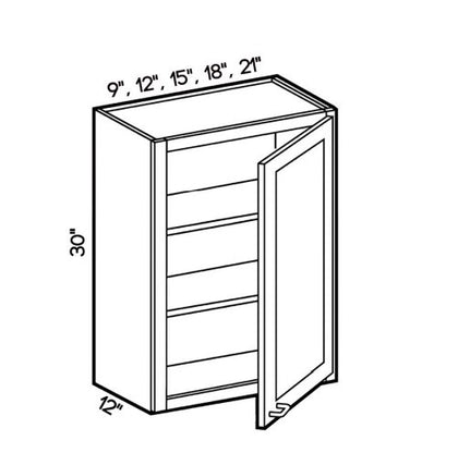 Single Door Wall Cabinets