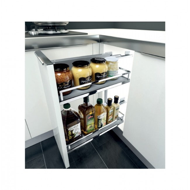 Steel Pull - Out Shelf Rack – Wholesale Shaker White