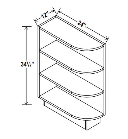 Accessory Base Cabinet - Trask - SA-Shaker Smokey Ash
