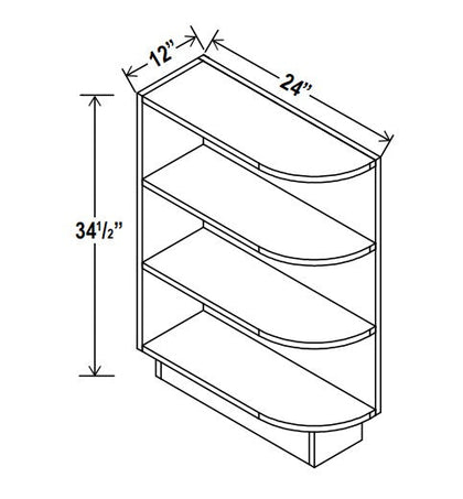Accessory Base Cabinet - Trask - AG-Shaker Aston Green