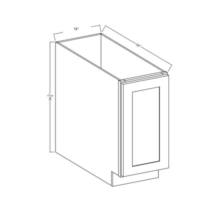 Full Height Door Base Cabinet - Trask - TC-Shaker Treasure Chest