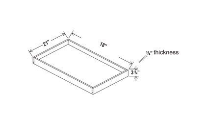 Roll Out Trays - Trask - IB-Shaker Iron Black