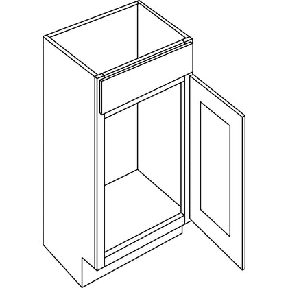 Vanity Base Cabinet Pyramid Misty cloud