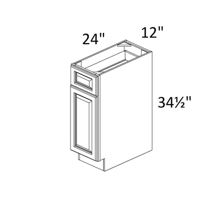 Base Cabinet - Trask - IB-Shaker Iron Black